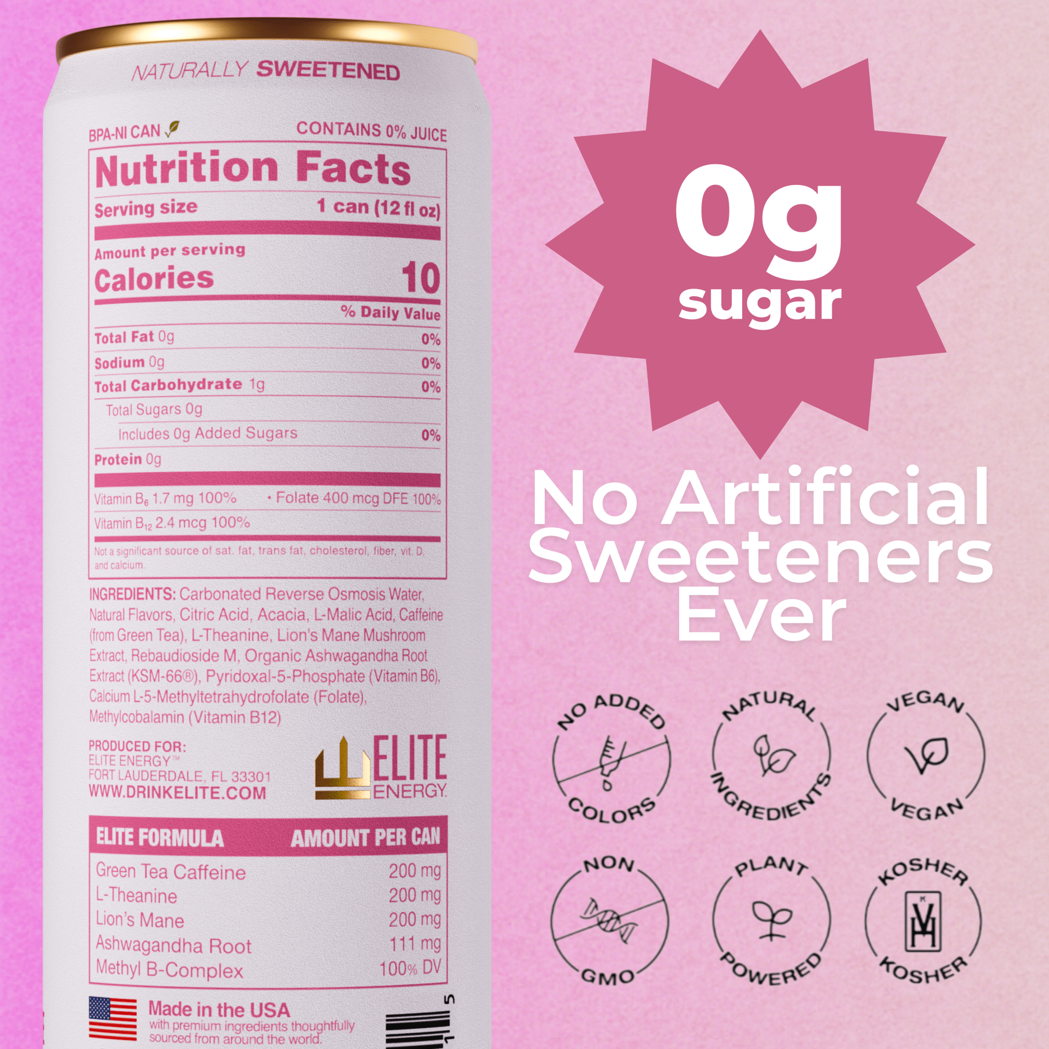 LYCHEE POMEGRANATE - ELITE Energy